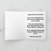 ハッピーバースデーウールリトルキツネ シーズンカード (内部)