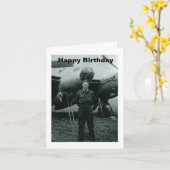 ハッピーバースデーエアフォースカード カード (黄色い花)