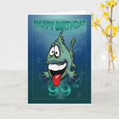 ハッピーバースデーエイズハッピーフィッシュ カード (黄色い花)