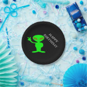 ハッピーバースデーエイリアン紙プレート ペーパープレート (パーティー)