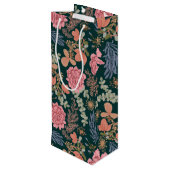 ハッピーバースデーエレガントフローラロゼワイン ワインギフトバッグ (裏面アングル)