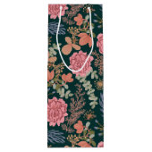 ハッピーバースデーエレガントフローラロゼワイン ワインギフトバッグ (裏面)