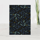 ハッピーバースデーエレガントフローラ枝 箔シーズンカード (裏面)