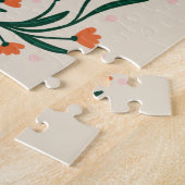 ハッピーバースデーエレガントフローラ枠 ジグソーパズル (側面)