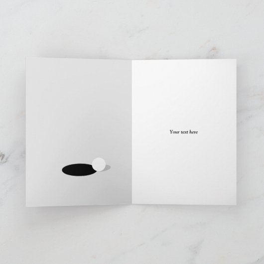 ハッピーバースデーエレガント用ゴルフカード カード (内部)