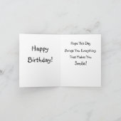 ハッピーバースデーエレキギター サンキューカード (内部)