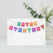 ハッピーバースデーエンクロージャカード エンクロージャーカード (スタンド正面)