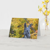 ハッピーバースデーエンジェルズキス カード (黄色い花)