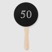 ハッピーバースデーオストライプキッドの年齢 ハンドファン (裏面)