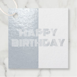 ハッピーバースデーオペアーシンプルトミニマルシッエレガントク フェイバータグ