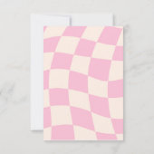 ハッピーバースデーオリビア名前をカスタムする パーソナライズされた カード (裏面)