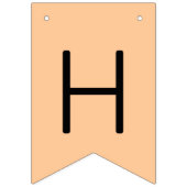 ハッピーバースデーオレンジキャット バンティングフラッグ (第2の旗)