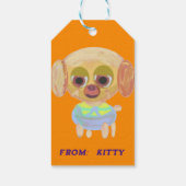 ハッピーバースデーオレンジ ギフトタグ (裏面)