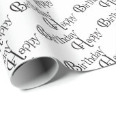 ハッピーバースデーオン白 ラッピングペーパー (ロールコーナー)