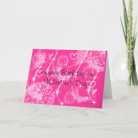 ハッピーバースデーオン・バレンタインデー シーズンカード (正面)