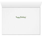 ハッピーバースデーオーキッドリスタイルグリーティングカード (内部横(下))
