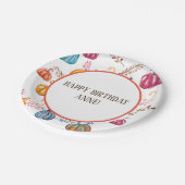 ハッピーバースデーオータムカボチャカスタムン紙プレート ペーパープレート (アングル)