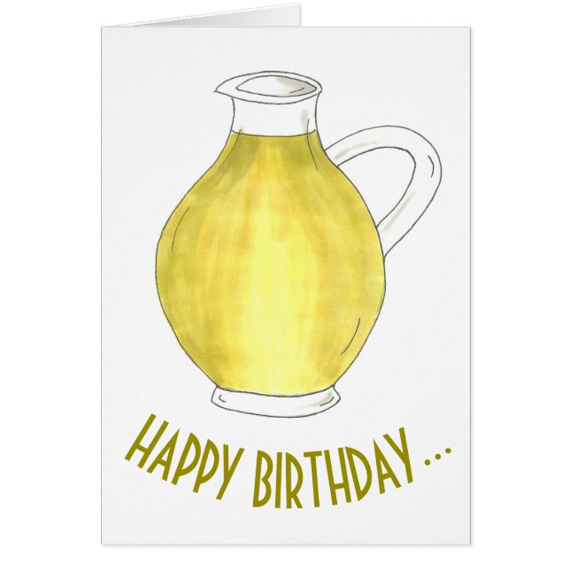 ハッピーバースデーオールオブアメリカオリーブイタリアン油 (正面)