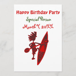 ハッピーバースデーカイカーバーチャル 招待状