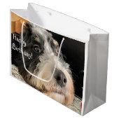 ハッピーバースデーカウトベルネドール ラージペーパーバッグ (正面アングル)