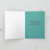 ハッピーバースデーカウボーイブルランチパスチュアツリーズ カード (内部)