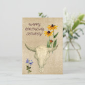 ハッピーバースデーカウボーイ旧西スカルカード カード (スタンド正面)