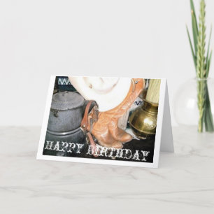 ハッピーバースデーカウボーイ カード