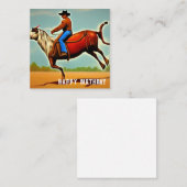 ハッピーバースデーカウボーイ ノートカード (正面/裏面)