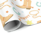 ハッピーバースデーカウボーイ ラッピングペーパー (ロールコーナー)