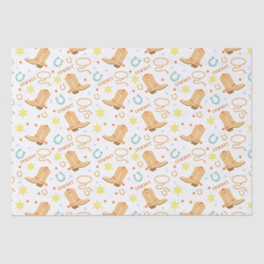 ハッピーバースデーカウボーイ 薄葉紙 (正面)