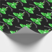 ハッピーバースデーカエル ラッピングペーパー (角)