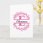 ハッピーバースデーカスタマイズグリーティングカード カード (黄色い花)