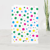 ハッピーバースデーカスタマイズグリーティングカード カード (裏面)