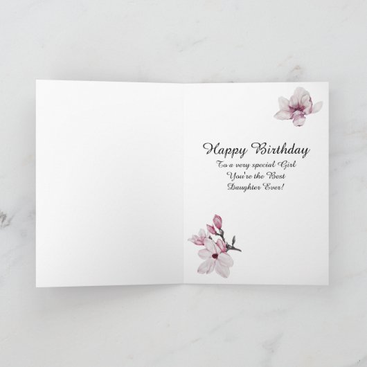 ハッピーバースデーカスタマイズグリーティングカード カード (内部)