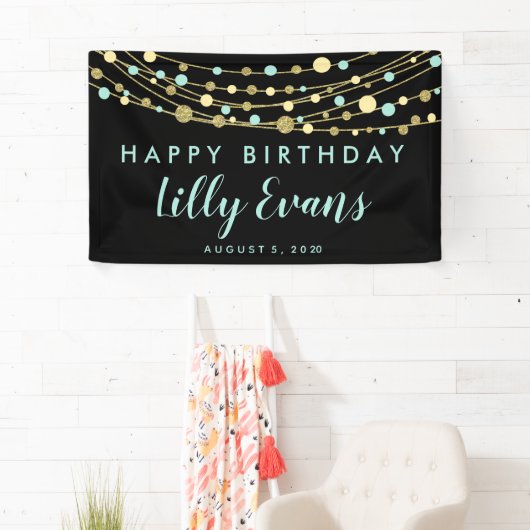 ハッピーバースデーカスタマイズバナー30日 横断幕 (インサイチュ)