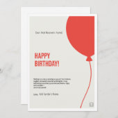 ハッピーバースデーカスタマイズ可能なデジタルカード シーズンカード (正面/裏面)