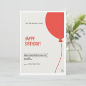 ハッピーバースデーカスタマイズ可能なデジタルカード シーズンカード (スタンド正面)