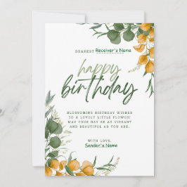 ハッピーバースデーカスタマイズ可能なデジタル挨拶カード シーズンカード