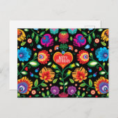 😍ハッピーバースデーカスタマイズ可能な民話はがき ポストカード (正面/裏面)