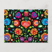 😍ハッピーバースデーカスタマイズ可能な民話はがき ポストカード (正面)