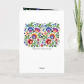 🌺ハッピーバースデーカスタマイズ可能な民話カード カード (裏面)