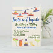 ハッピーバースデーカスタマイズ招待状 招待状 (スタンド正面)