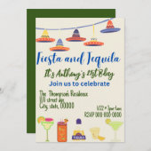 ハッピーバースデーカスタマイズ招待状 招待状 (正面/裏面)