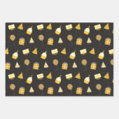 ハッピーバースデーカスタマイズ、 ラッピングペーパーシート (正面)