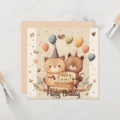 ハッピーバースデーカスタムカード カード (正面/裏面インサイチュ)