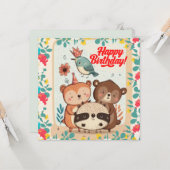 ハッピーバースデーカスタムカード カード (正面/裏面インサイチュ)