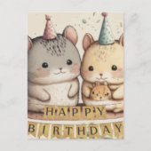 ハッピーバースデーカスタムカード ポストカード (正面)