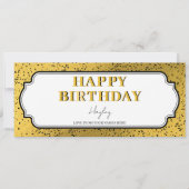ハッピーバースデーカスタムギフト券 (正面)
