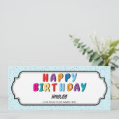 ハッピーバースデーカスタムギフト券 (スタンド正面)