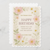 ハッピーバースデーカスタムデジタルカード シーズンカード (正面/裏面)